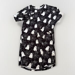 Bambi And Birdie Bamboo Dress Girls Size 6/7 Halloween Ghosts Spider Webs
